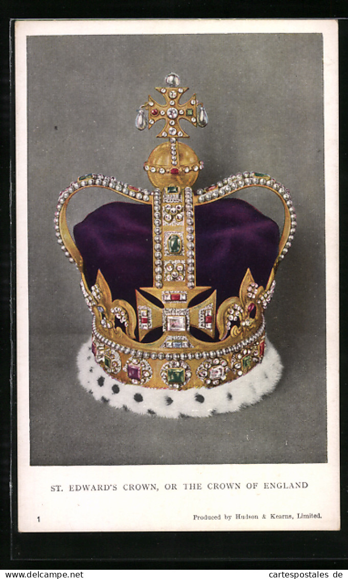 Pc St. Edward`s Crown Or The Crown Of England  - Case Reali