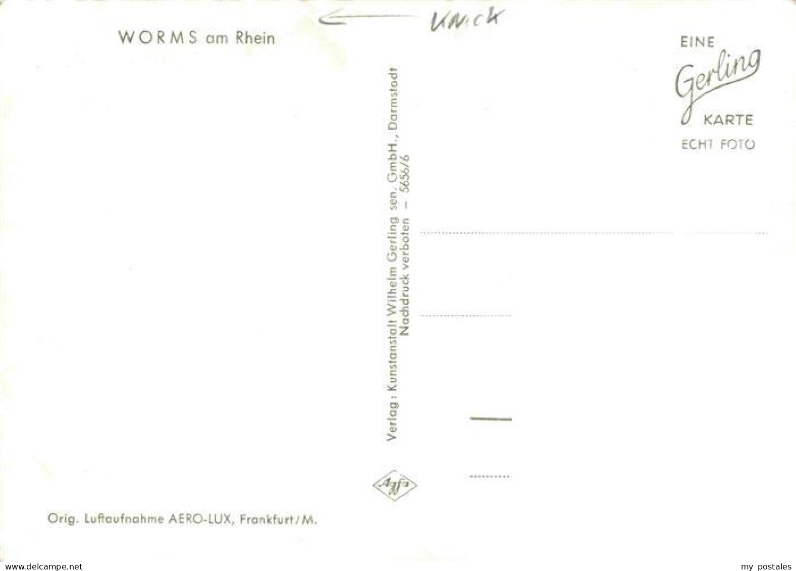 73975001 WORMS_Rhein Fliegeraufnahme - Worms