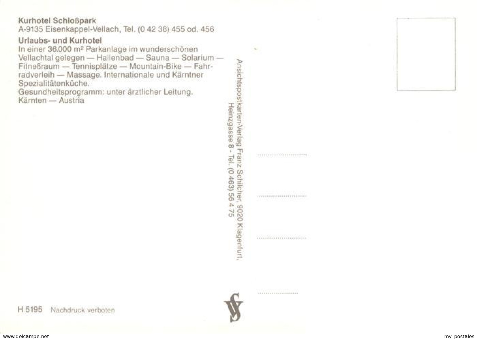 73944213 Eisenkappel-Vellach_Kaernten_AT Kurhotel Schlosspark - Other & Unclassified