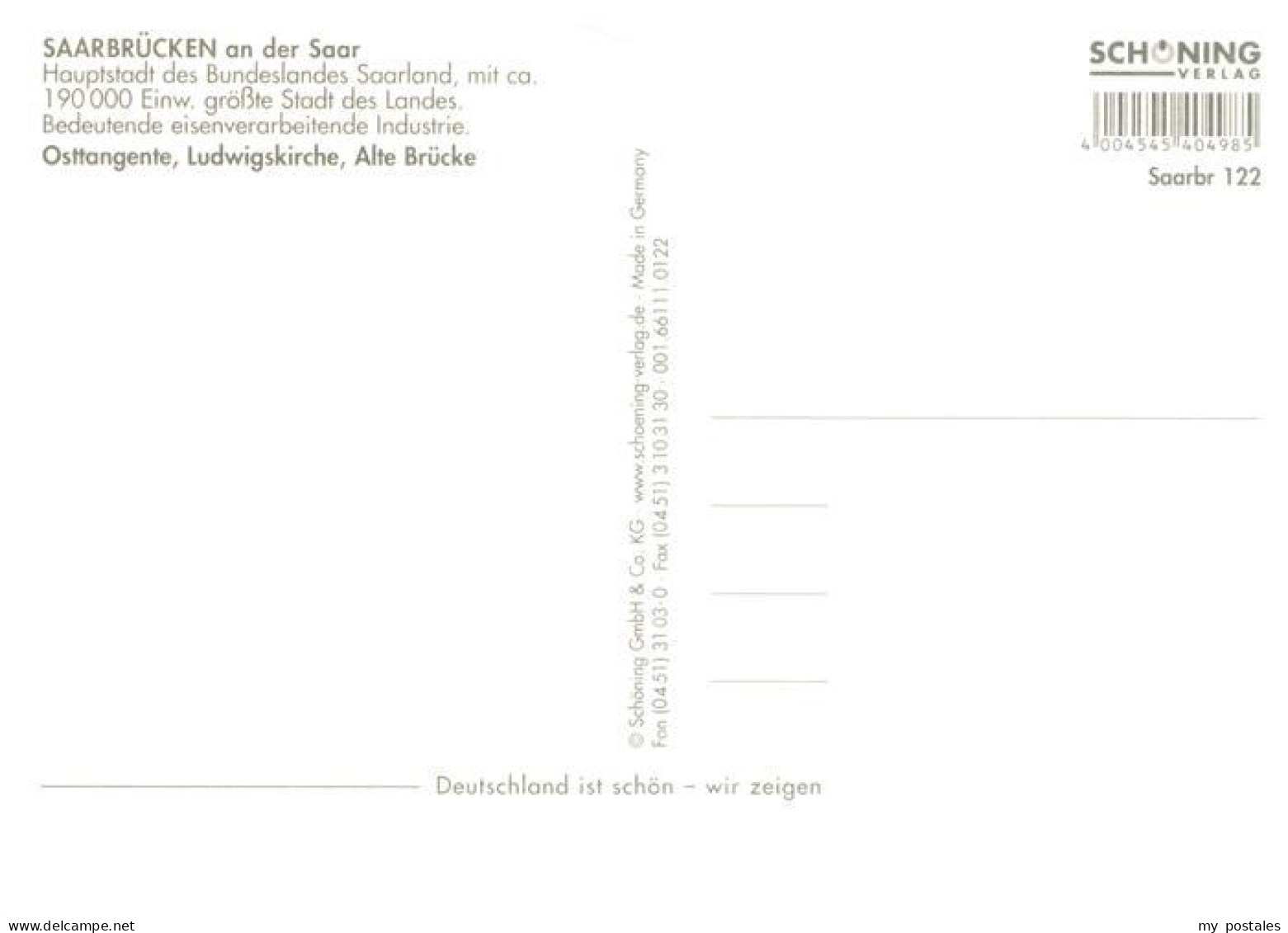 73944091 Saarbruecken Osttangente Ludwigskirche Alte Bruecke - Saarbruecken