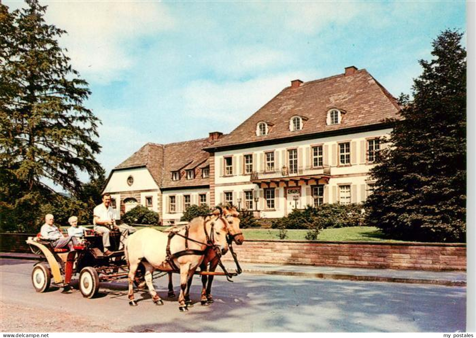 73944035 Neuhaus_Solling Schloss Pferdekutsche - Holzminden