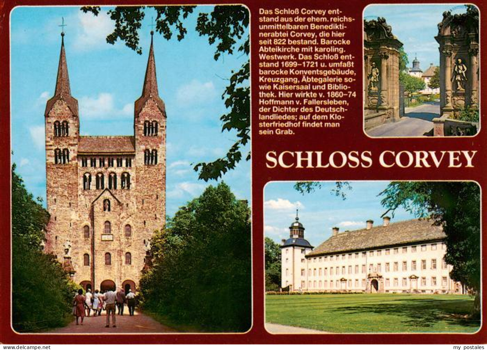 73943998 Hoexter_Weser Schloss Corvey Historie - Höxter