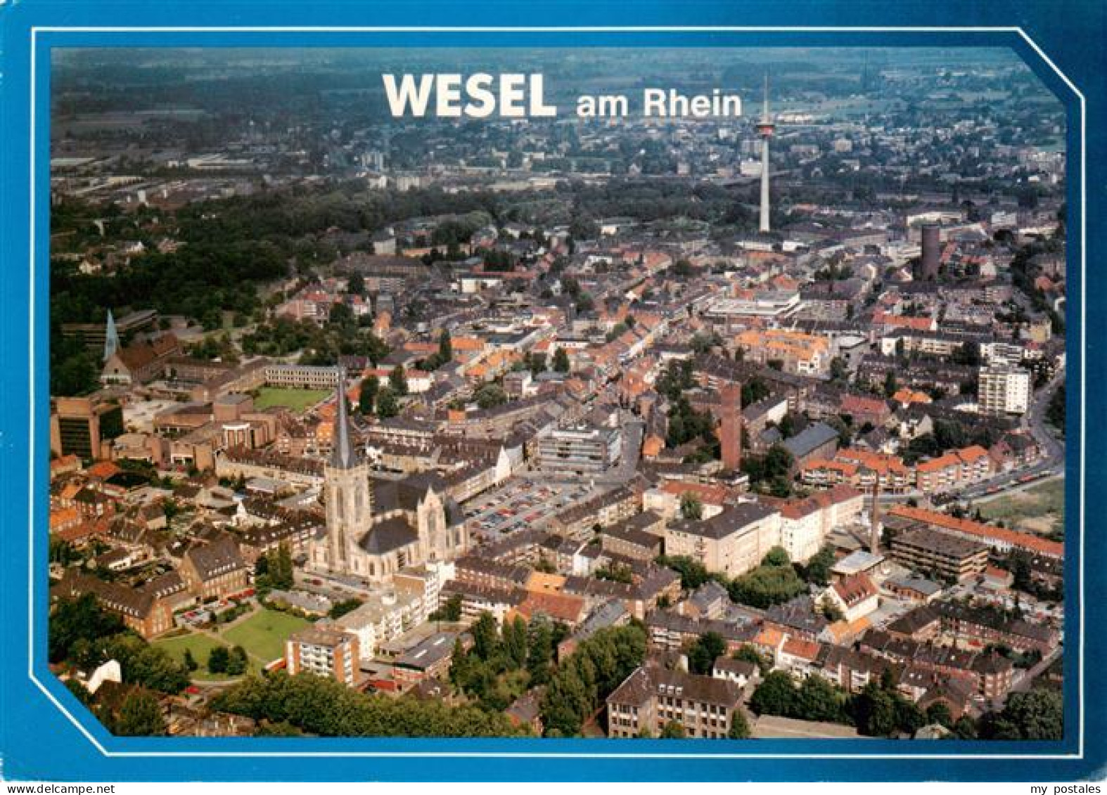 73943906 Wesel__Rhein Fliegeraufnahme - Wesel