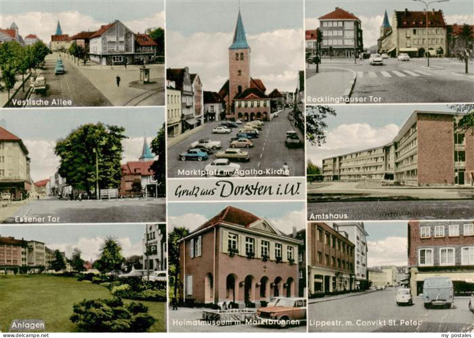 73943902 Dorsten Vestische Allee Marktplatz Kirche Tor Amtshaus Anlagen Museum B - Dorsten