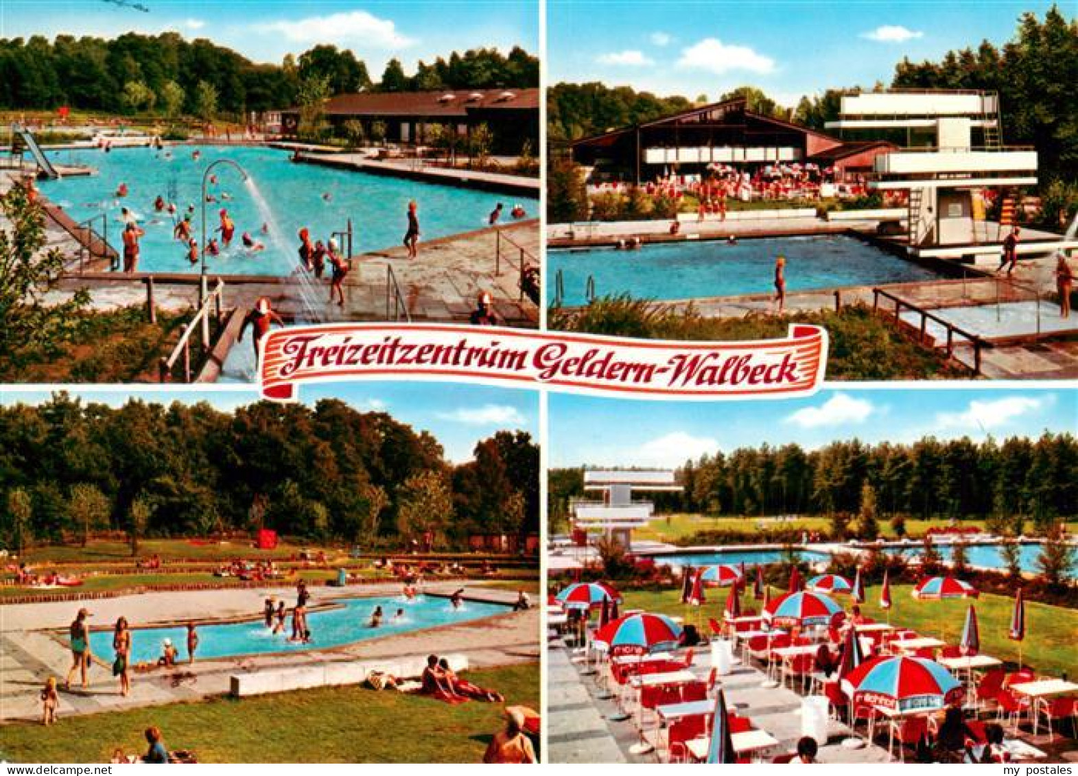 73943883 Walbeck_Geldern_Rheinland Freizeitzentrum Freibad Restaurant Terrasse - Geldern