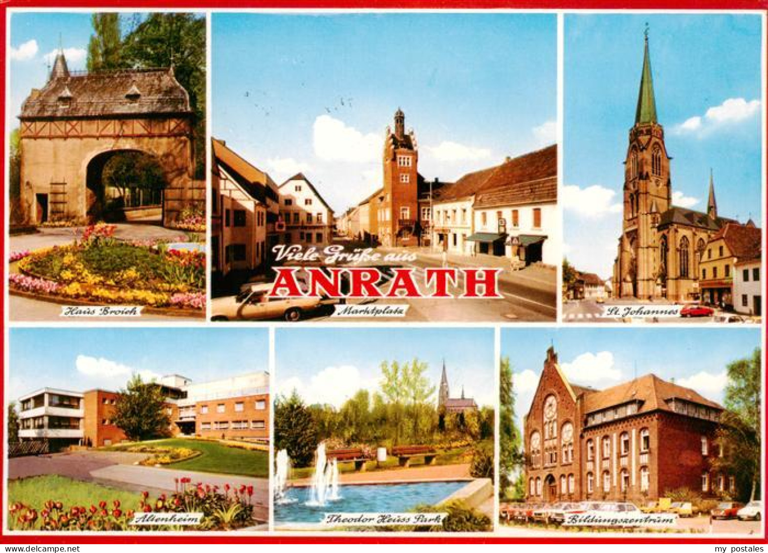 73943879 Anrath_Rhein Haus Broich Marktplatz Kirche Altenheim Theodor-Heuss-Park - Willich