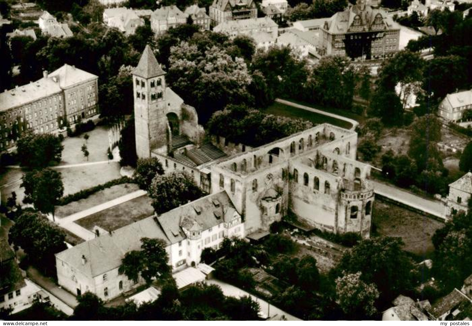 73902578 Bad Hersfeld Ruine Der Stiftskirche Fliegeraufnahme Bad Hersfeld - Bad Hersfeld