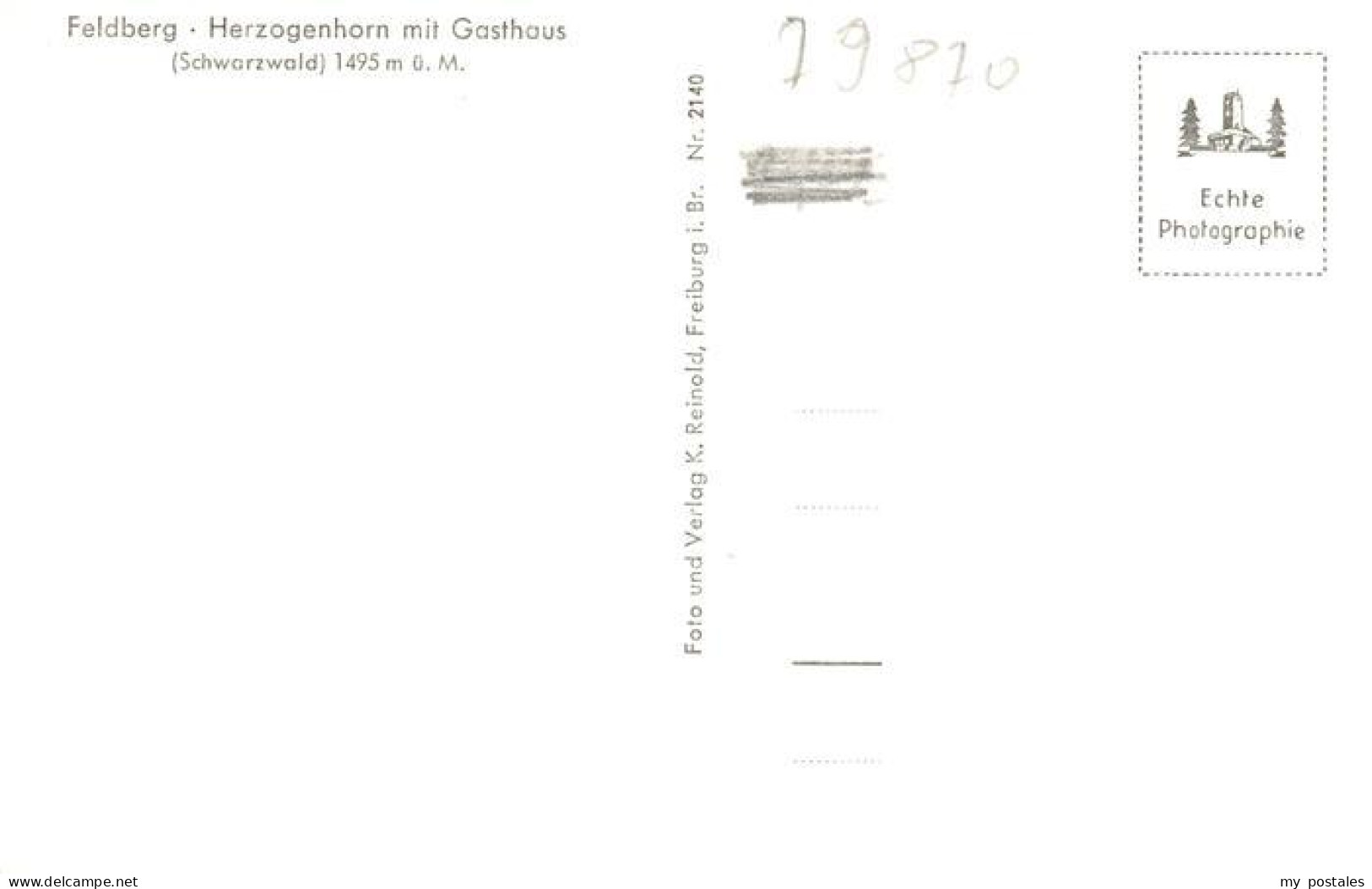 73902524 Feldberg 1450m Schwarzwald Herzogenhorn Mit Gasthaus  - Feldberg