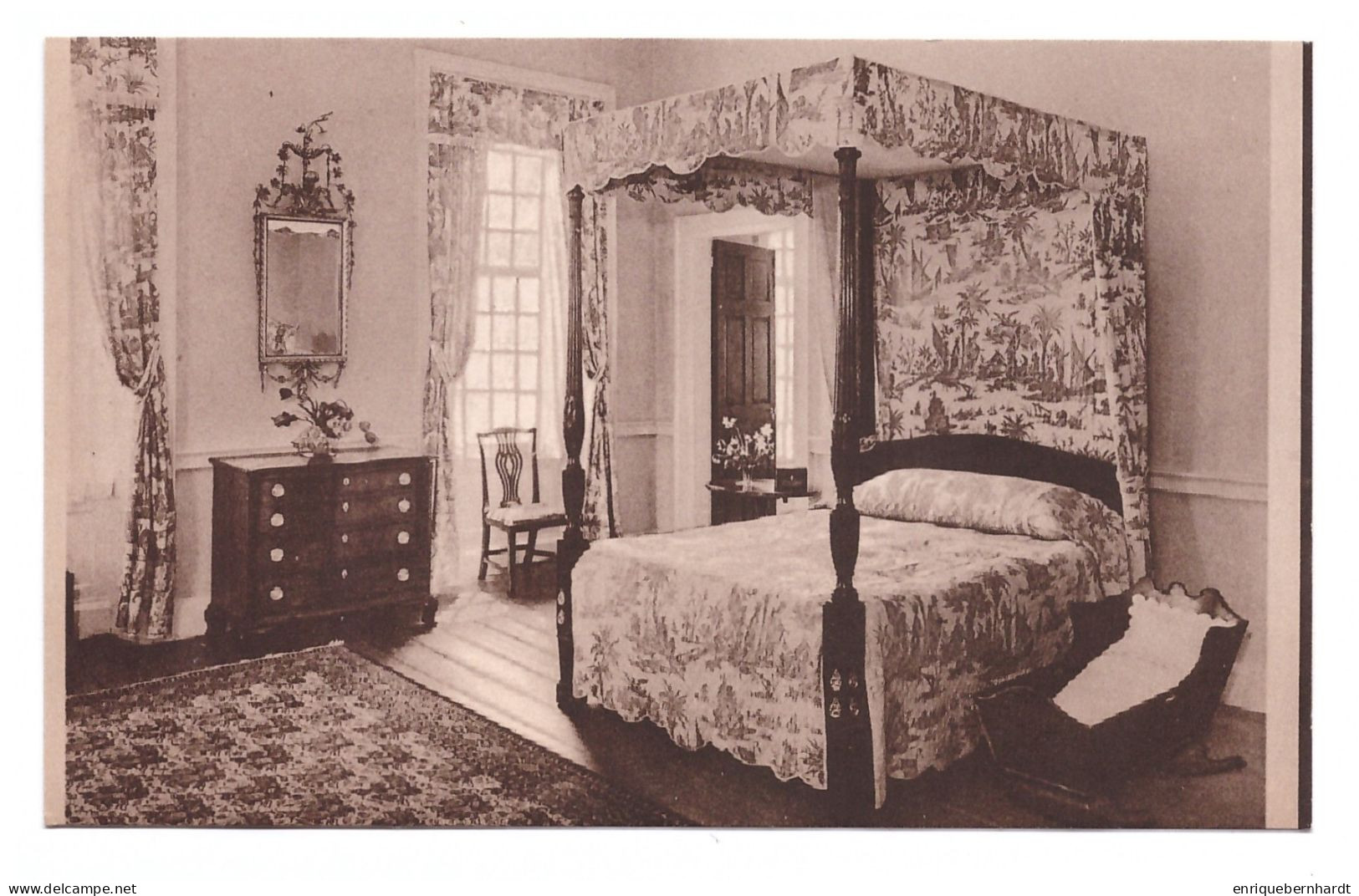 UNITED STATES // VIRGINIA // WESTMORELAND COUNTY // A VIEW OF THE MOTHER'S ROOM AT STRATFORD HALL - Otros & Sin Clasificación