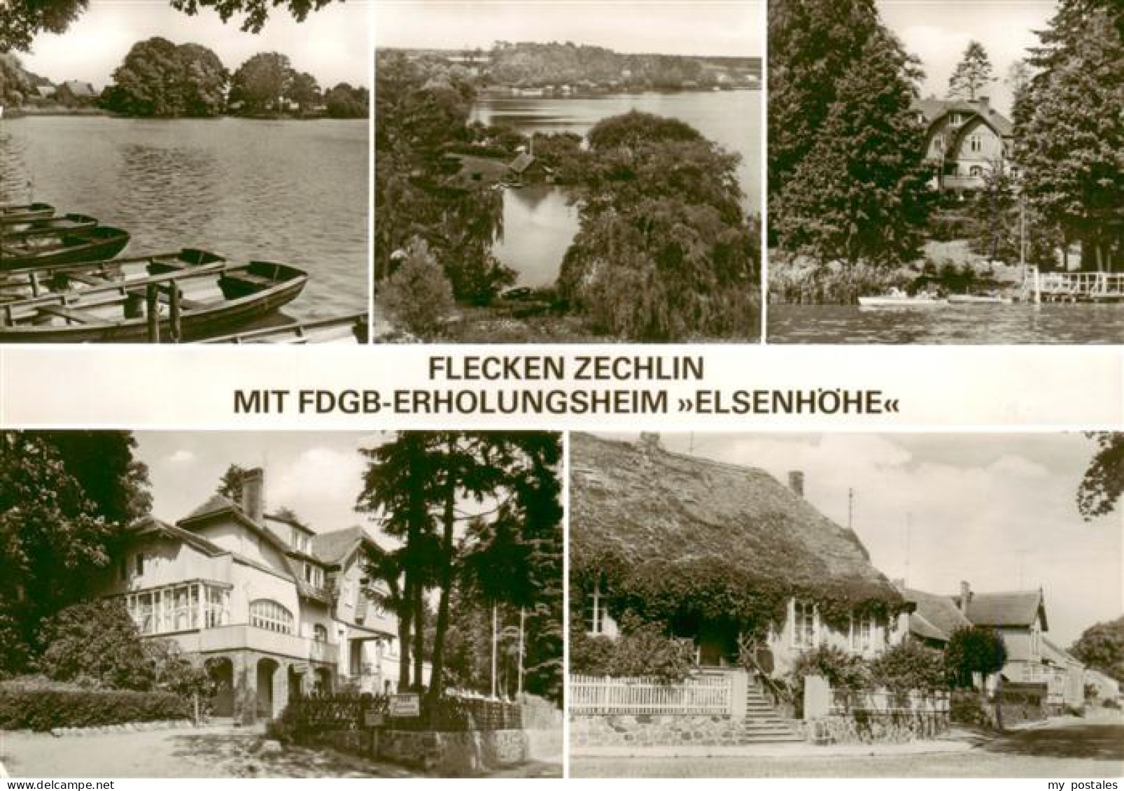 73902348 Flecken Zechlin Rheinsberg Seepanorama FDGB Ferienheim Elsenhoehe Teila - Zechlinerhütte