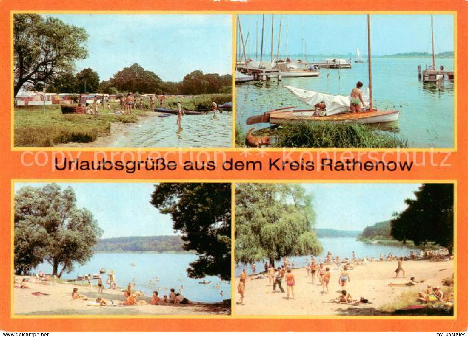 73863956 Rathenow Hohenauen Badestelle Campingplatz Semlin Seglerhafen Steckelsd - Rathenow