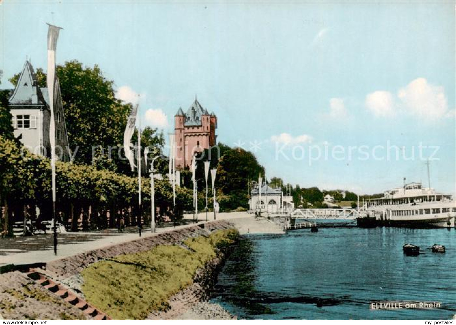 73863952 Eltville Rhein Rheinpromenade Schloss Eltville Rhein - Eltville