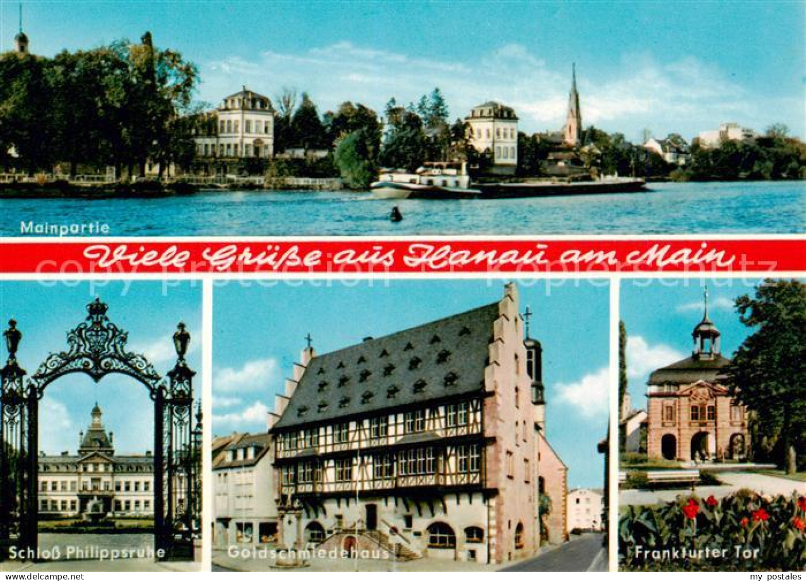 73863951 Hanau Main Mainpartie Schloss Philippsruhe Goldschmiedhaus Frankfurter  - Hanau