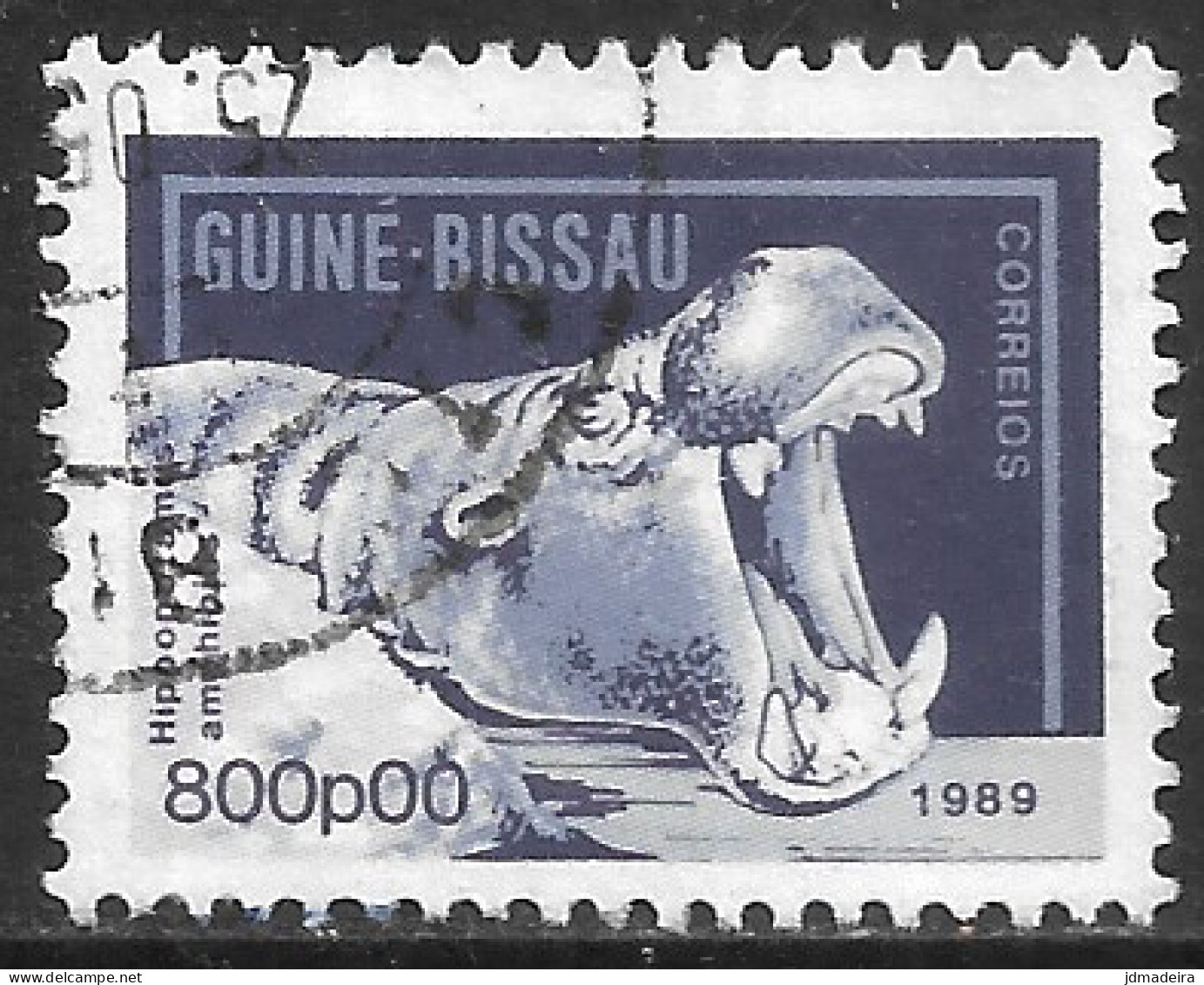 GUINE BISSAU – 1989 Animals 800P00 Used Stamp - Guinea-Bissau