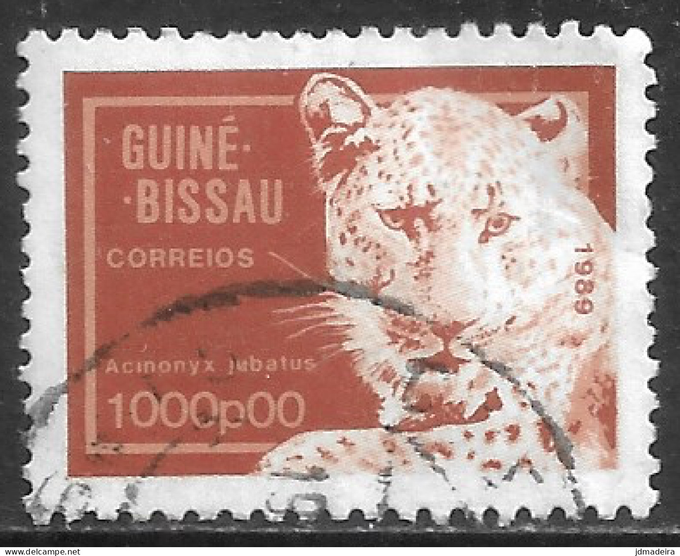 GUINE BISSAU – 1989 Animals 1000P00 Used Stamp - Guinea-Bissau