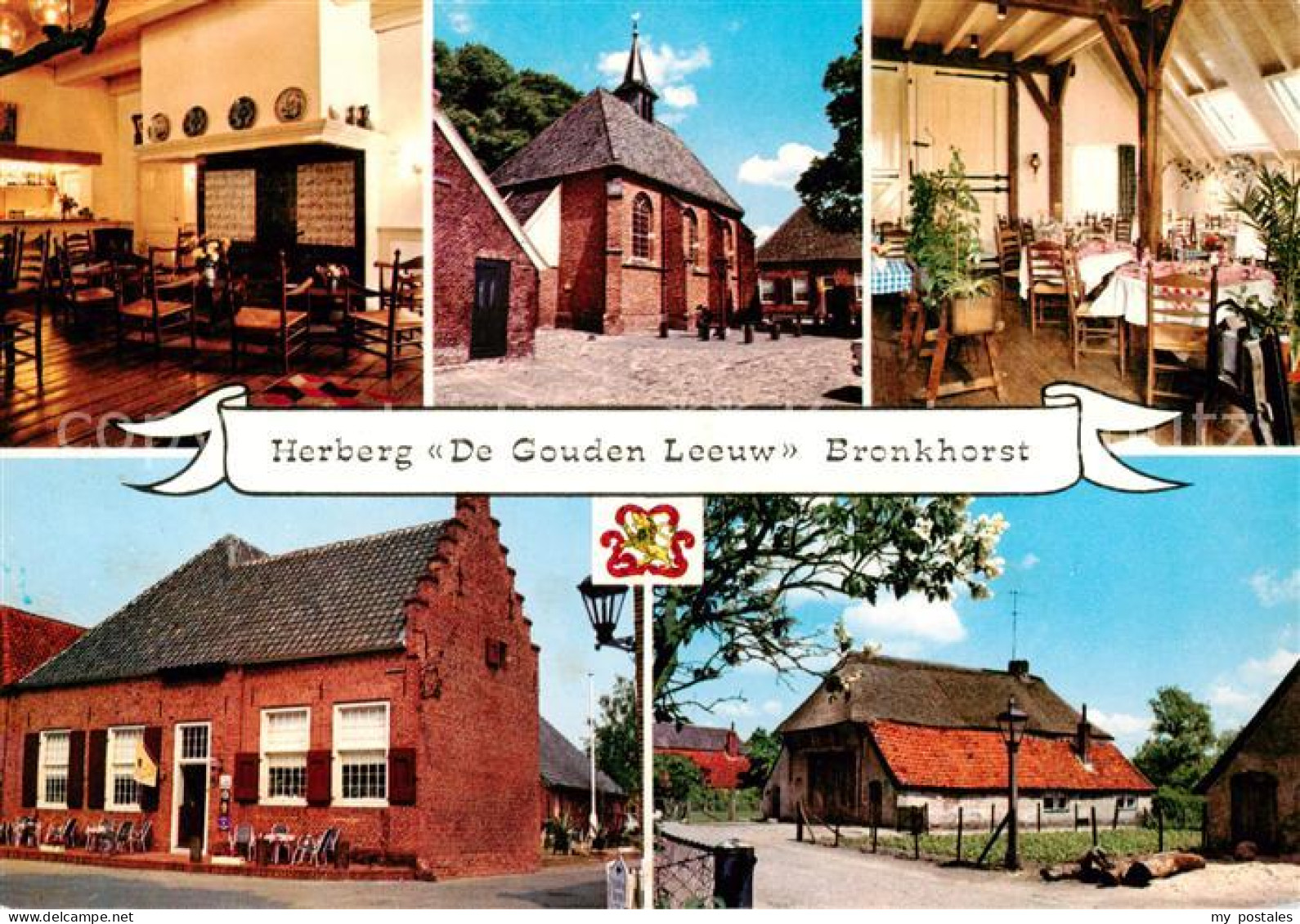 73796192 Bronkhorst NL Herberg De Gouden Leeuw Gastraeume Kirche   - Autres & Non Classés