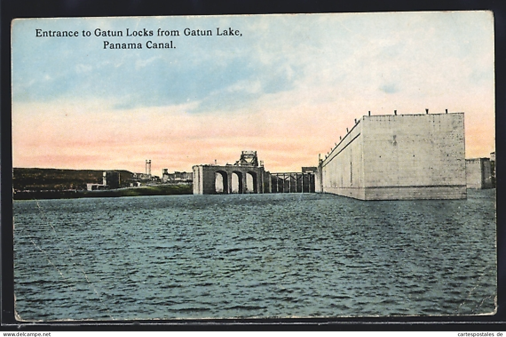 AK Entrance To Gatun Locks From Gatun Lake, Panama Canal  - Autres & Non Classés