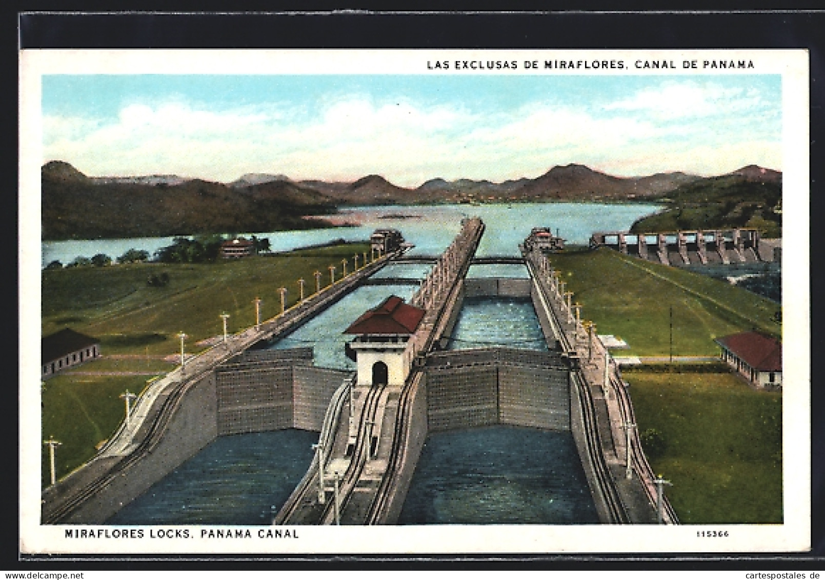 AK Miraflores Locks, Panama Canal, Gesamtansicht Der Schleusen  - Other & Unclassified