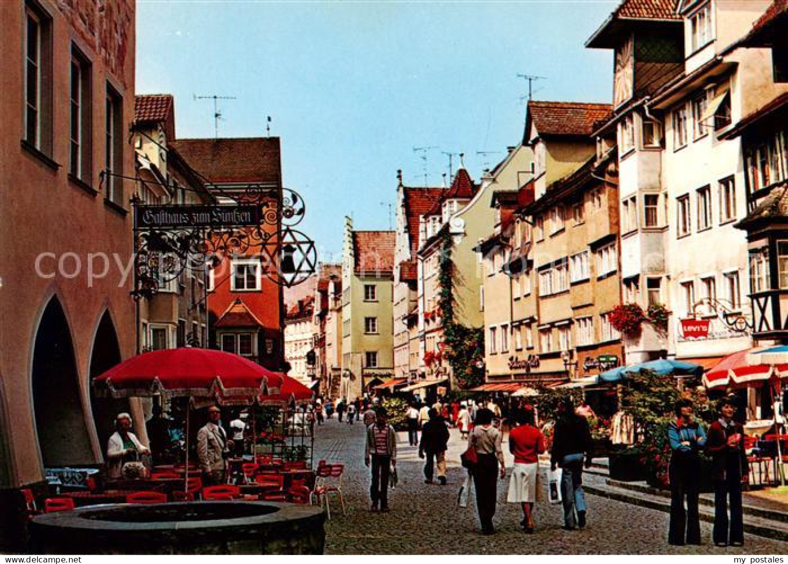 73795848 Lindau Bodensee Fussgaengerzone Lindau Bodensee - Lindau A. Bodensee