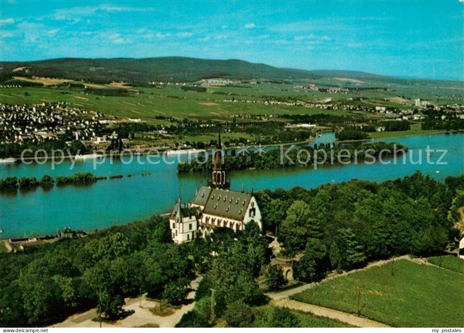 73251281 Bingen Rhein Fliegeraufnahme Rochus Kapelle Bingen Rhein - Bingen