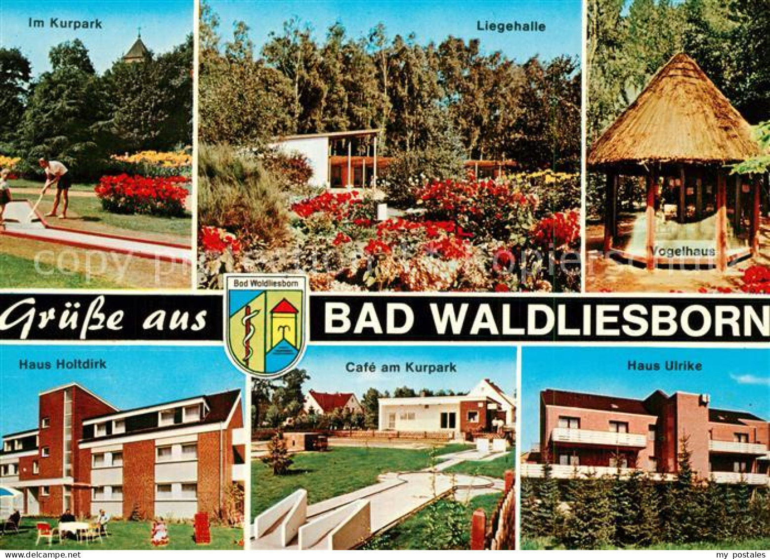 73250724 Bad Waldliesborn Kurpark Minigolf Liegehalle Vogelhaus Haus Holtdirk Ca - Lippstadt