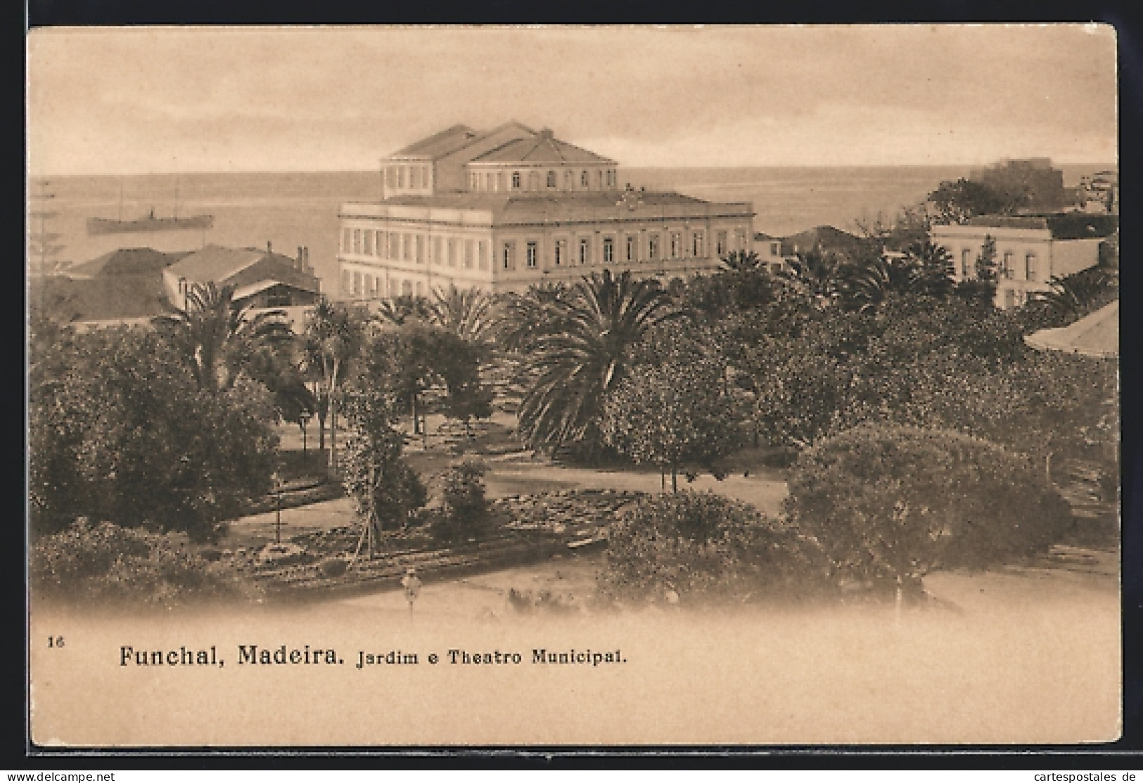 AK Funchal, Madeira, Jardin E Theatro Municipal  - Madeira