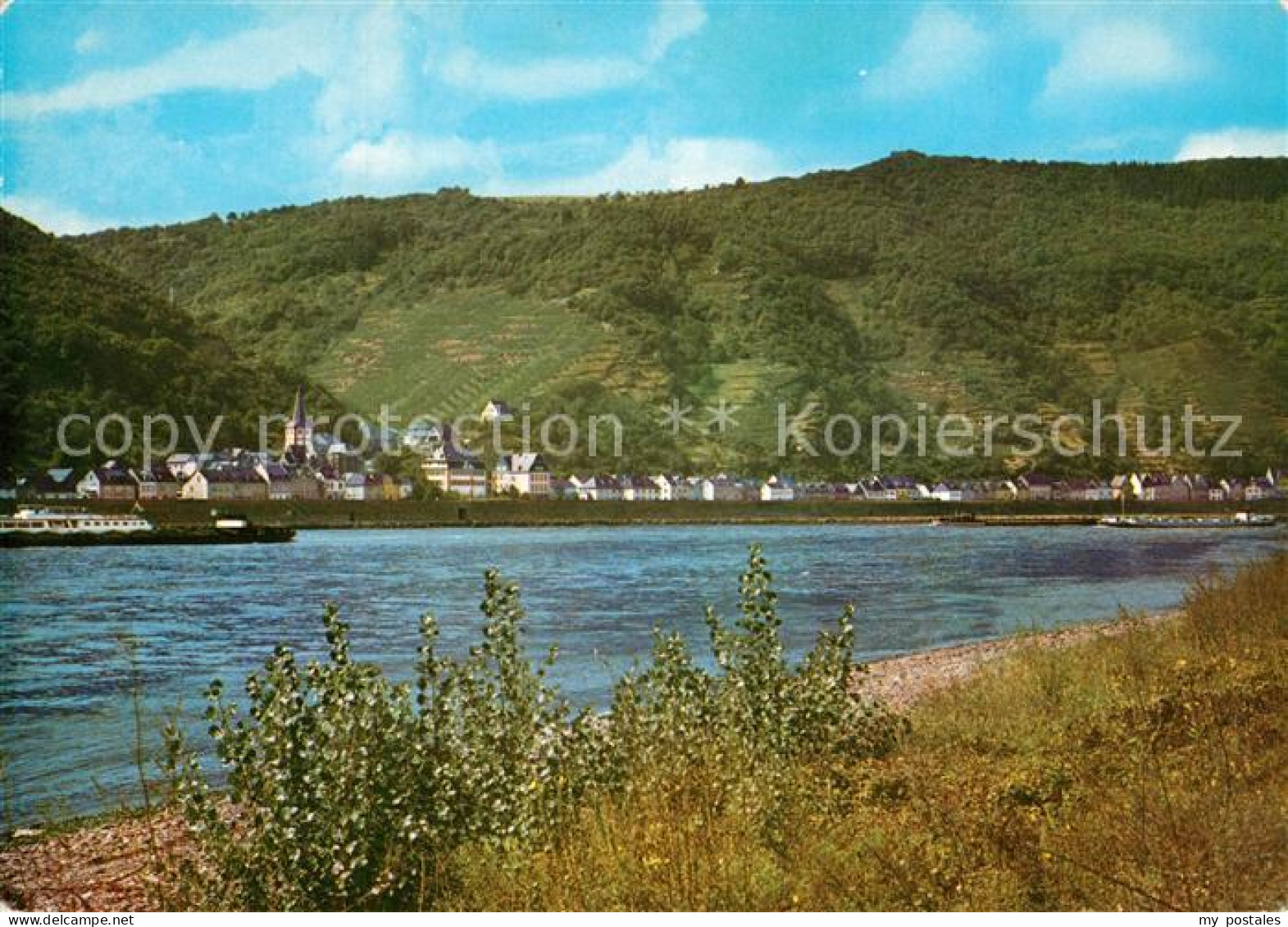73249998 Hirzenach Uferpartie Am Rhein Hirzenach - Boppard