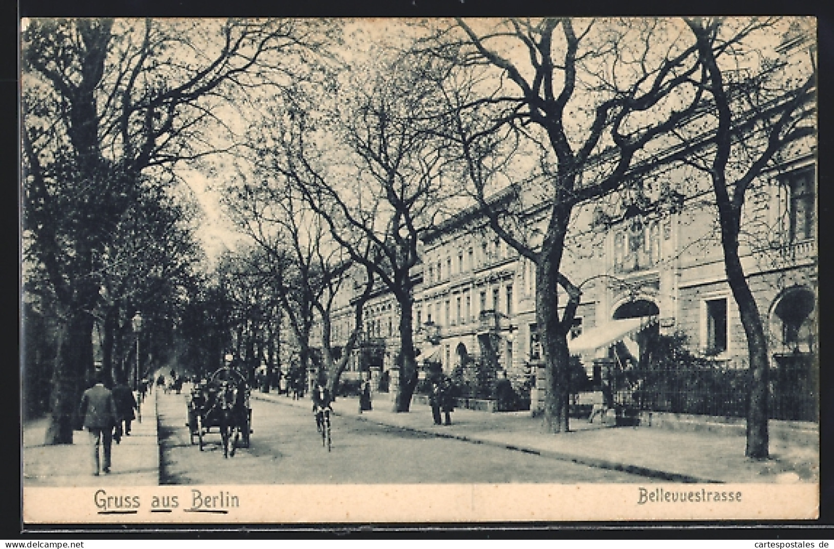 AK Berlin-Tiergarten, Partie In Der Bellevuestrasse  - Tiergarten