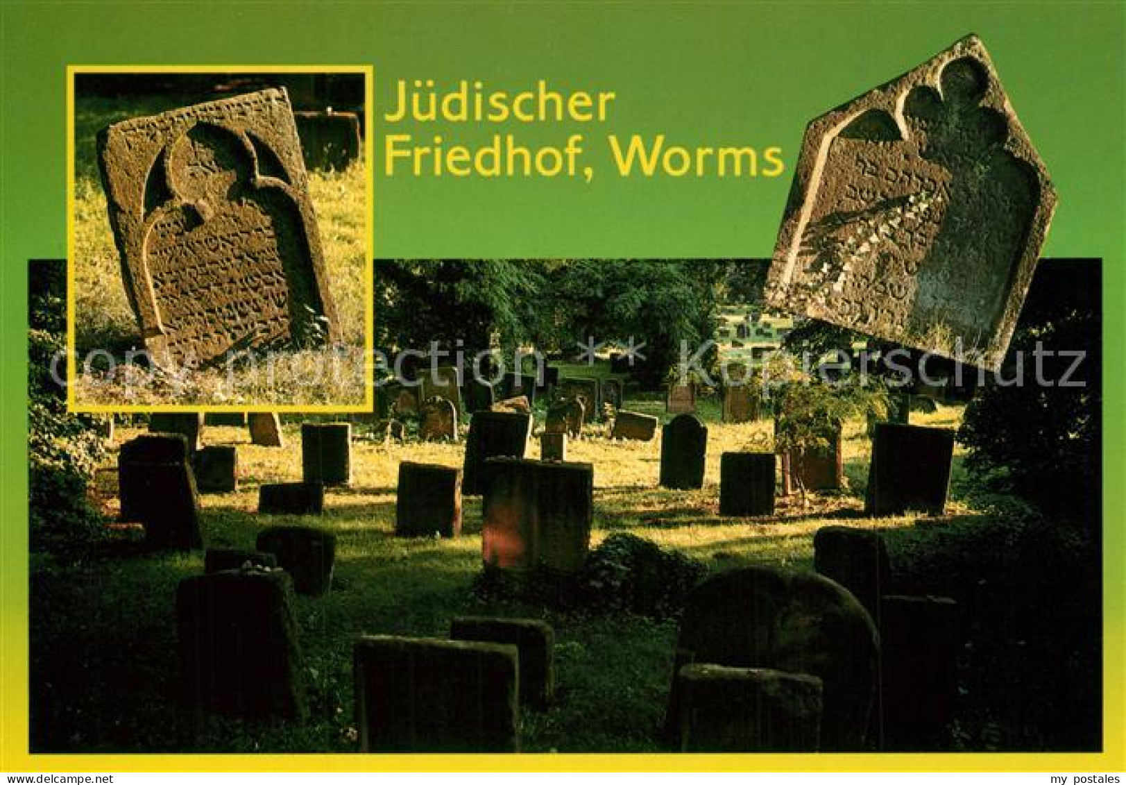 73249888 Worms Rhein Aeltester Judenfriedhof Europas Worms Rhein - Worms