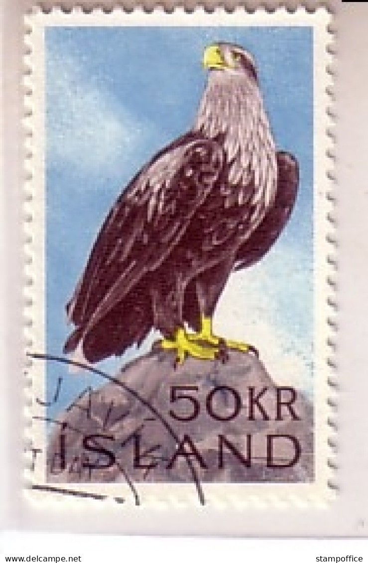 ISLAND MI-NR. 399 GESTEMPELT(USED) VÖGEL 1966 SEEADLER - Gebraucht
