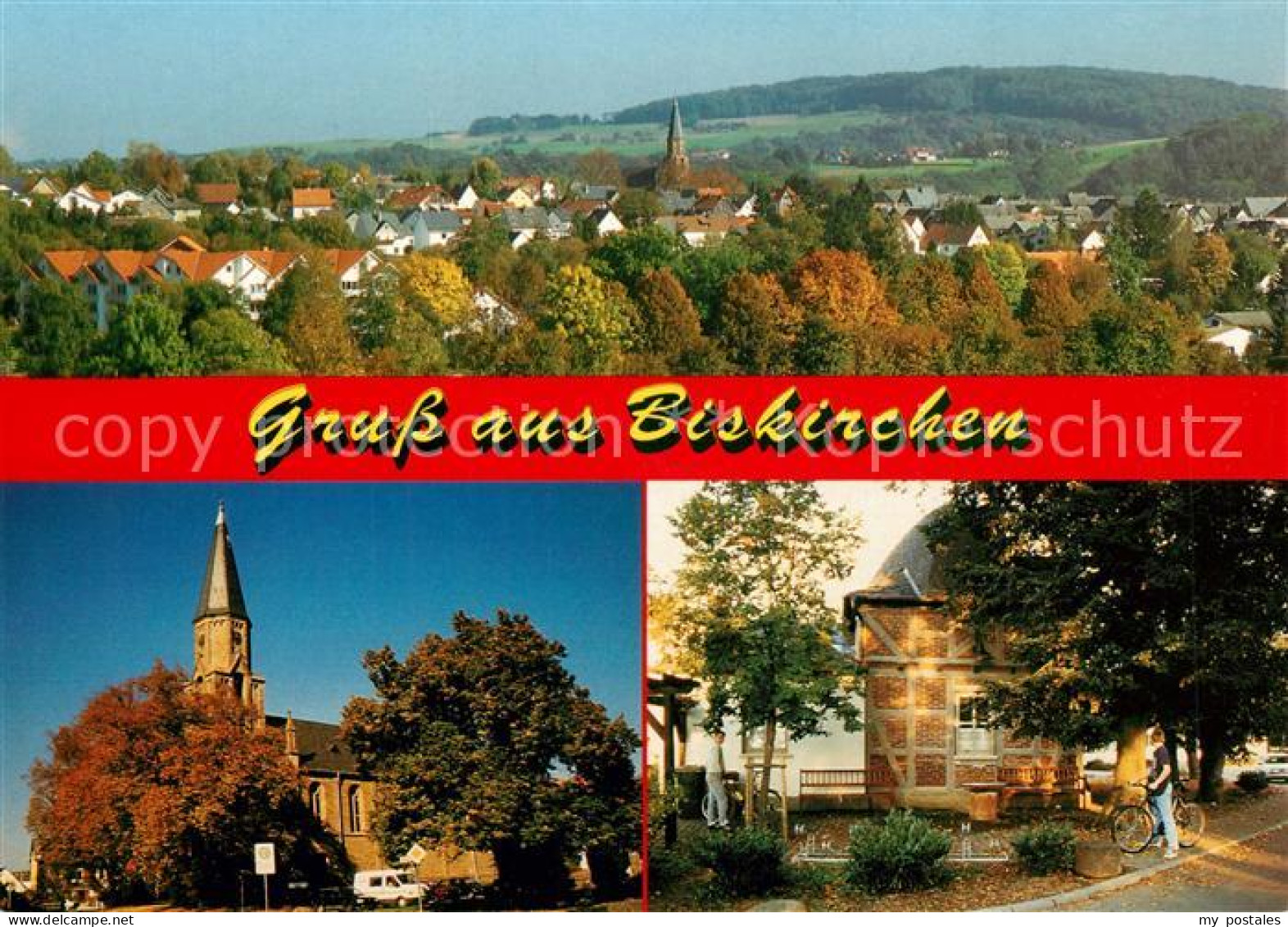 73249150 Biskirchen Stadtpanorama Kirche Biskirchen - Sonstige & Ohne Zuordnung
