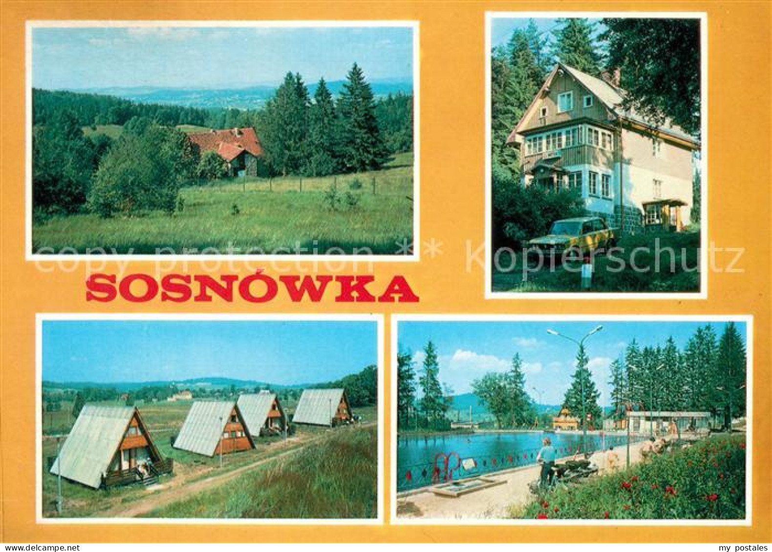 73249090 Sosnowka Seidorf Landschaftspanorama Feriendorf Ferienhaus Freibad Camp - Pologne