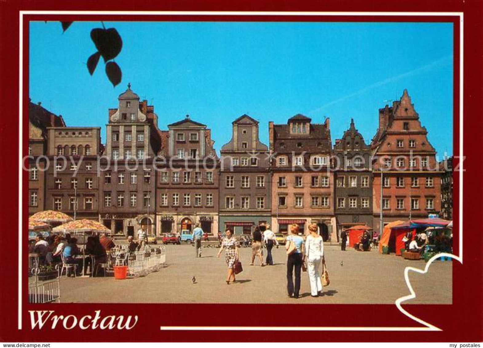 73249056 Wroclaw Plac Solny Salzmarkt Giebelhaeuser Altstadt Wroclaw - Pologne