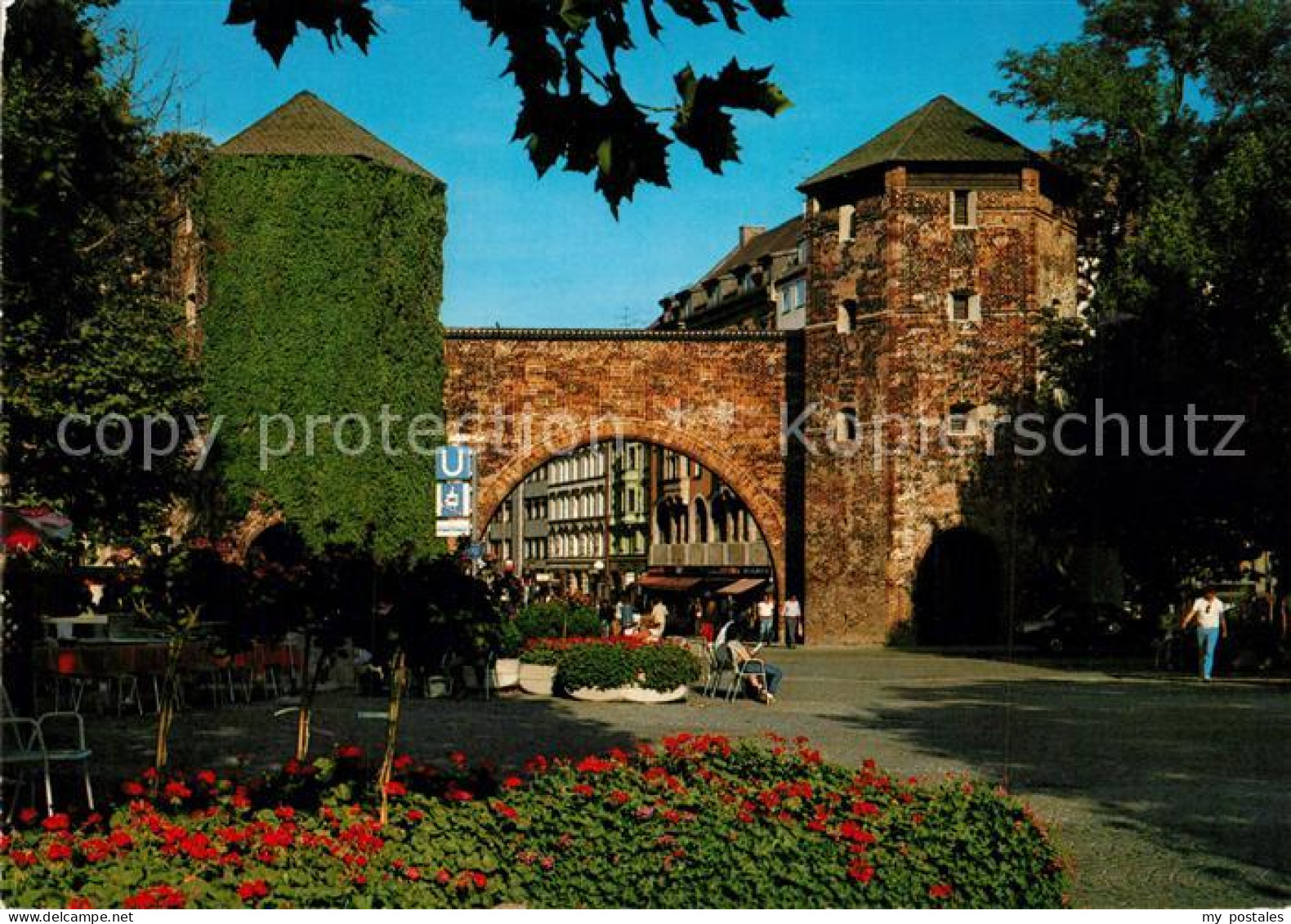 73248976 Muenchen Sendlinger Tor Stadtmauer Huber Karte Nr 8973 Muenchen - Muenchen