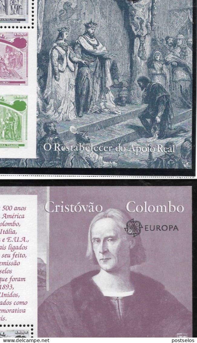 CEPT Viagens De Colombo  1992 - Unused Stamps