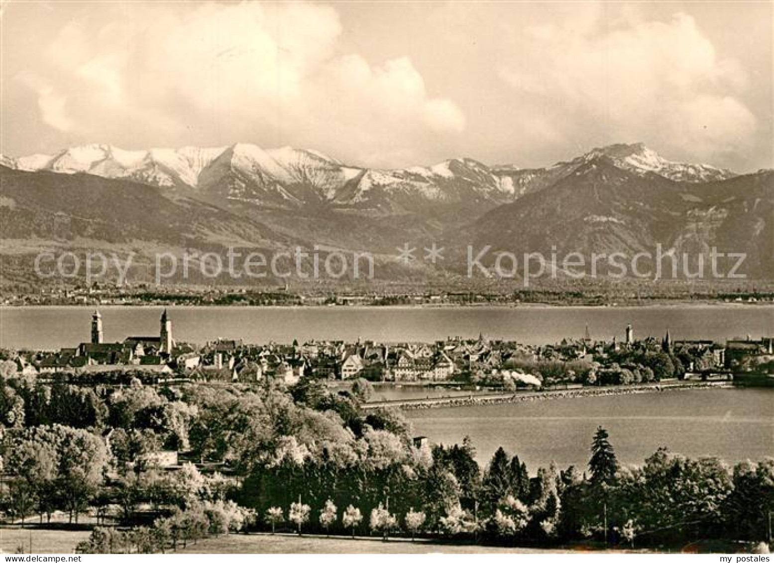 73248810 Lindau Bodensee Blick Vom Hoyerberg Lindau Bodensee - Lindau A. Bodensee