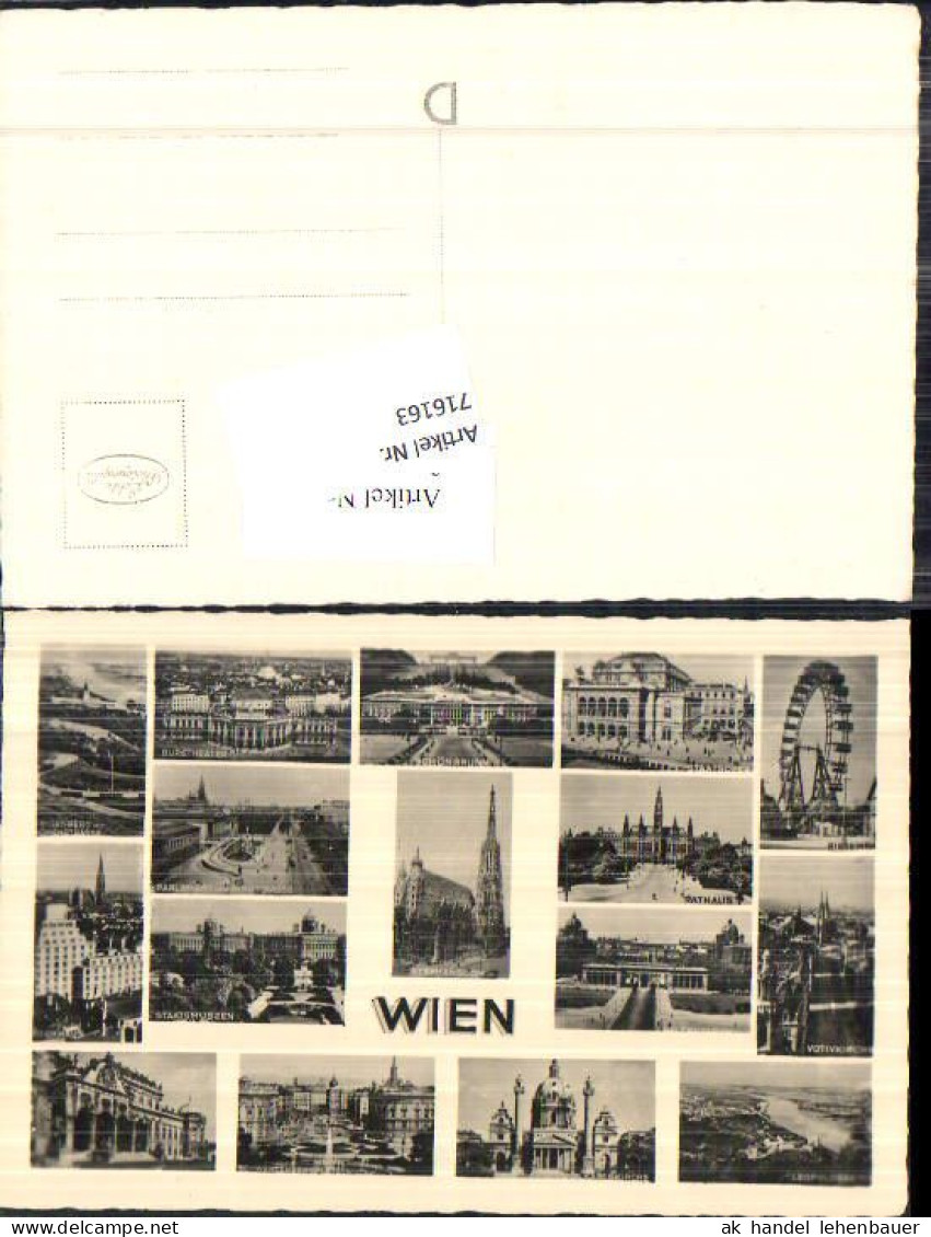 716163 Wien Mehrbild  - Altri & Non Classificati