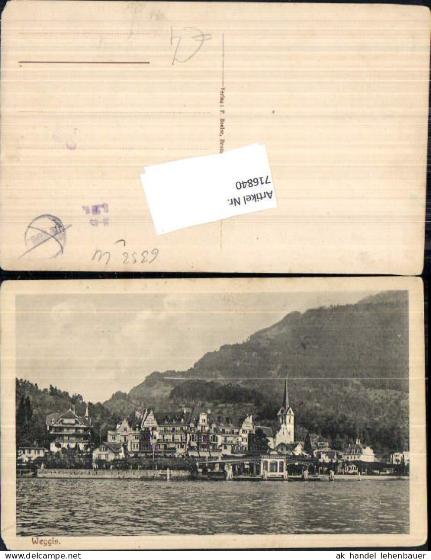 716840 Weggis Am Vierwaldstättersee Alpen  - Weggis