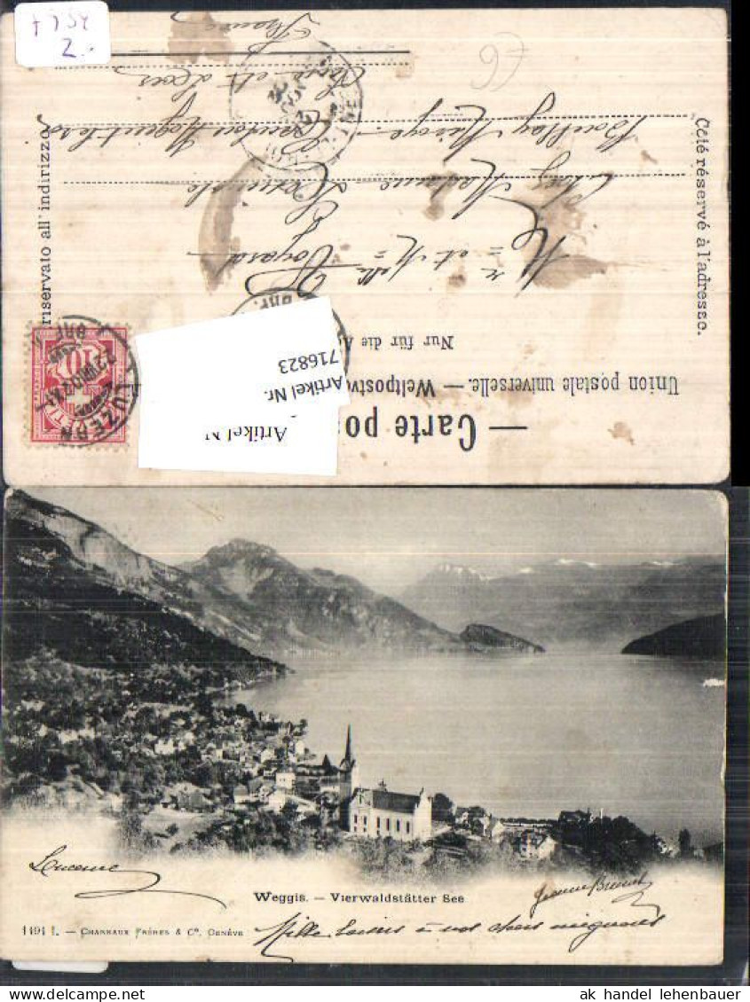 716823 Weggis Am Vierwaldstättersee Alpen 1902 - Weggis