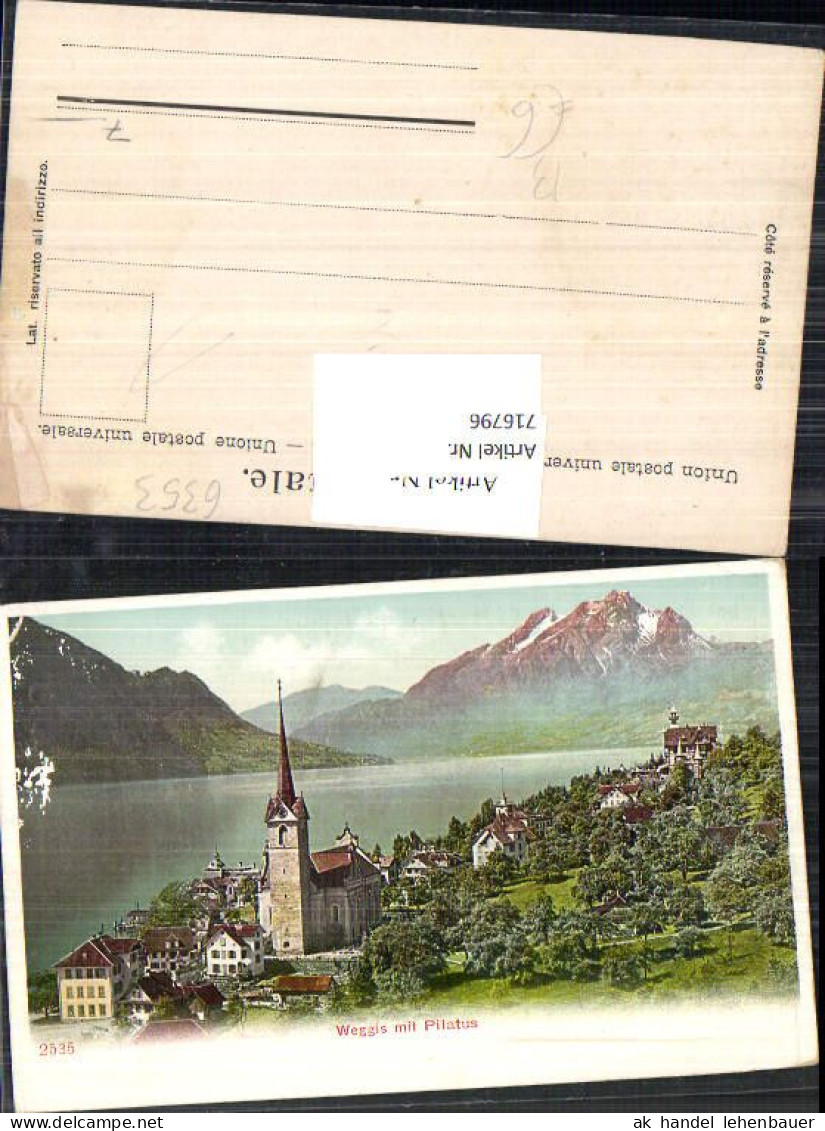 716796 Weggis Am Vierwaldstättersee Alpen  - Weggis