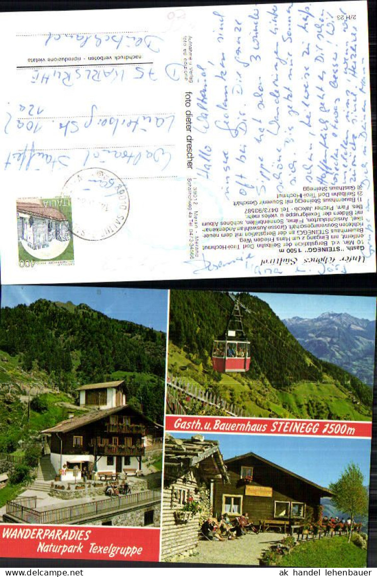 716953 Trentino Dorf Tirol Hochmut Tirolo Gasthaus Steinegg - Other & Unclassified