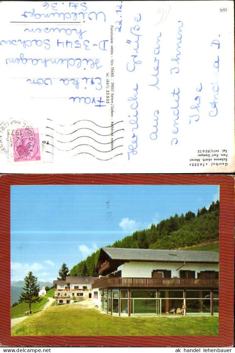 716923 Trentino Schenna Meran Merano Gasthaus Taser  - Other & Unclassified