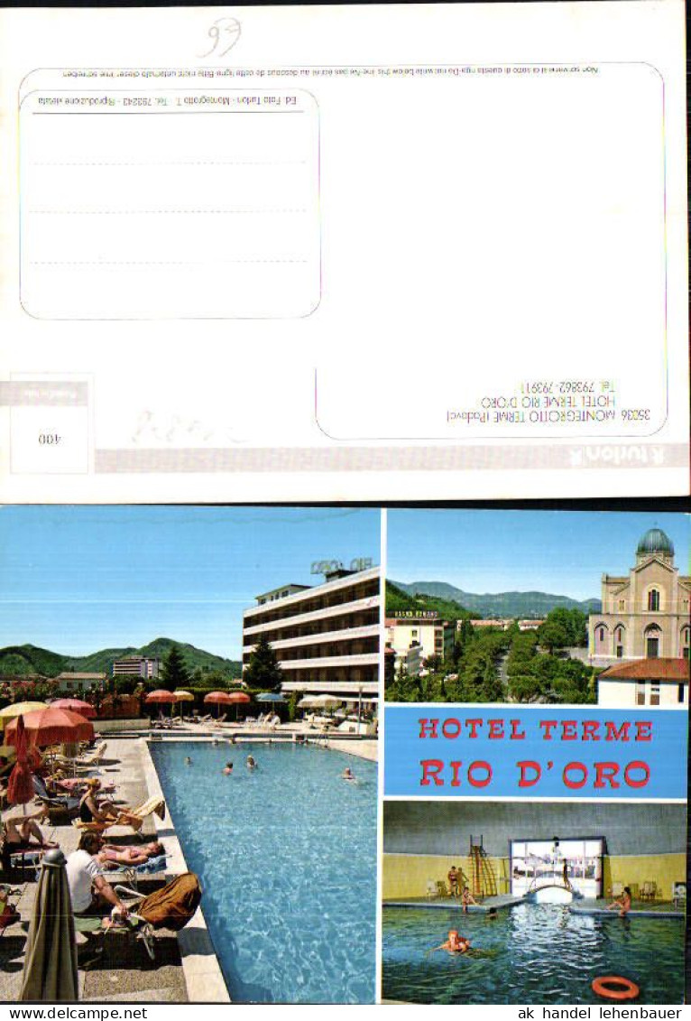 716878 Rio D`Oro Hotel Terme Padova Montegrotto  - Autres & Non Classés