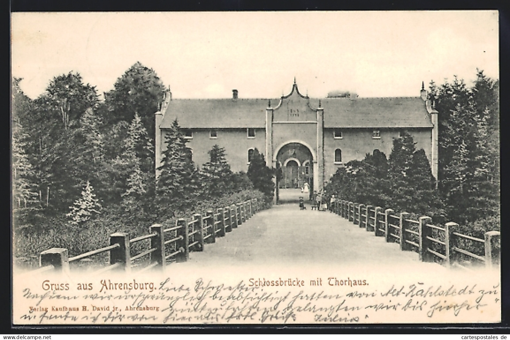 AK Ahrensburg / Holstein, Schlossbrücke Mit Thorhaus  - Ahrensburg