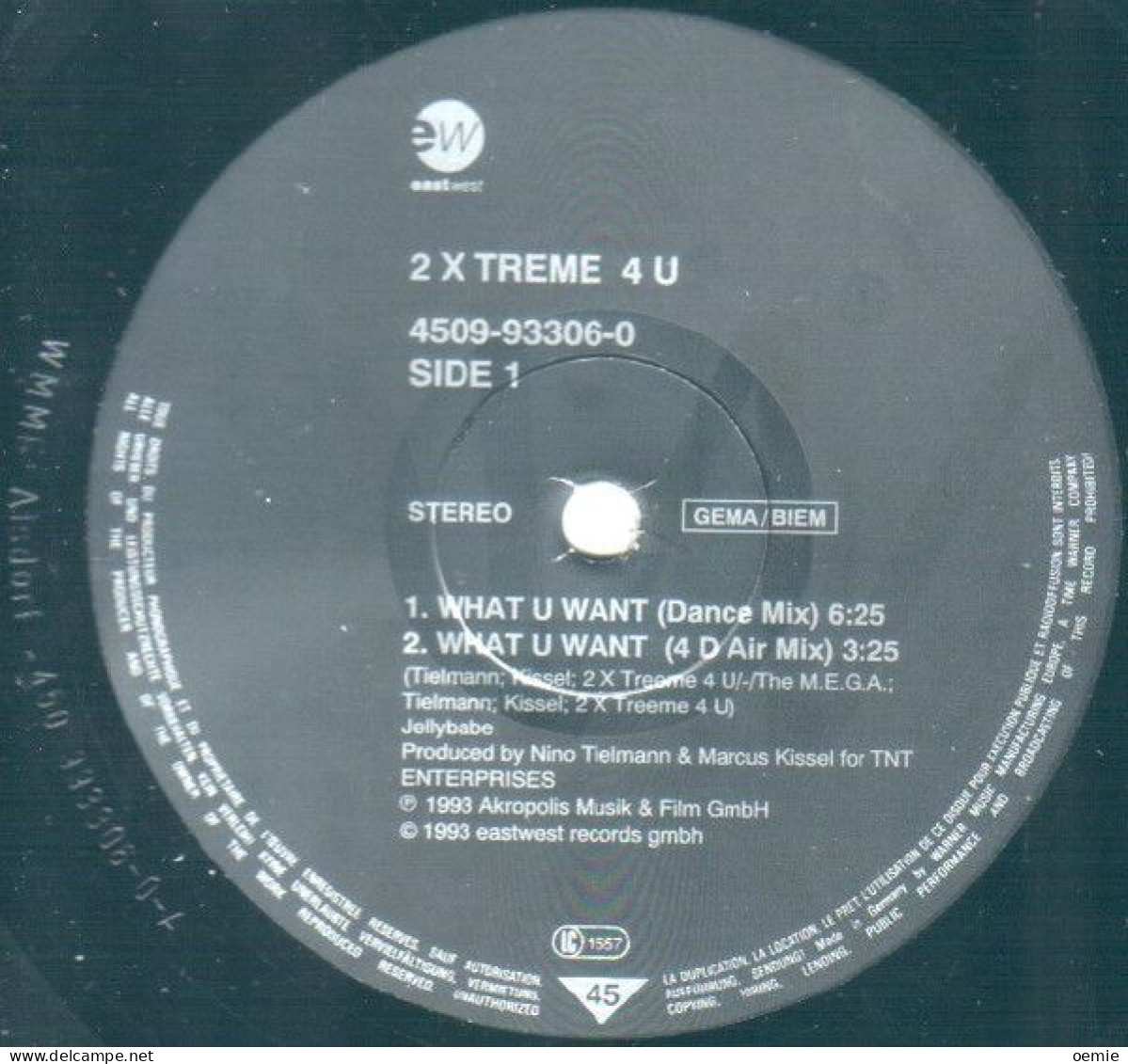 2 X TREME 4 U  WHAT U WANT - 45 G - Maxi-Single