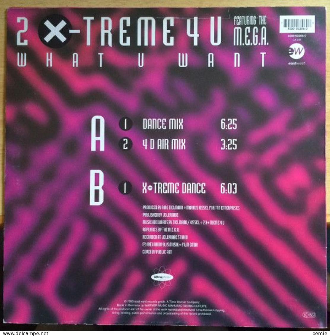 2 X TREME 4 U  WHAT U WANT - 45 Rpm - Maxi-Single