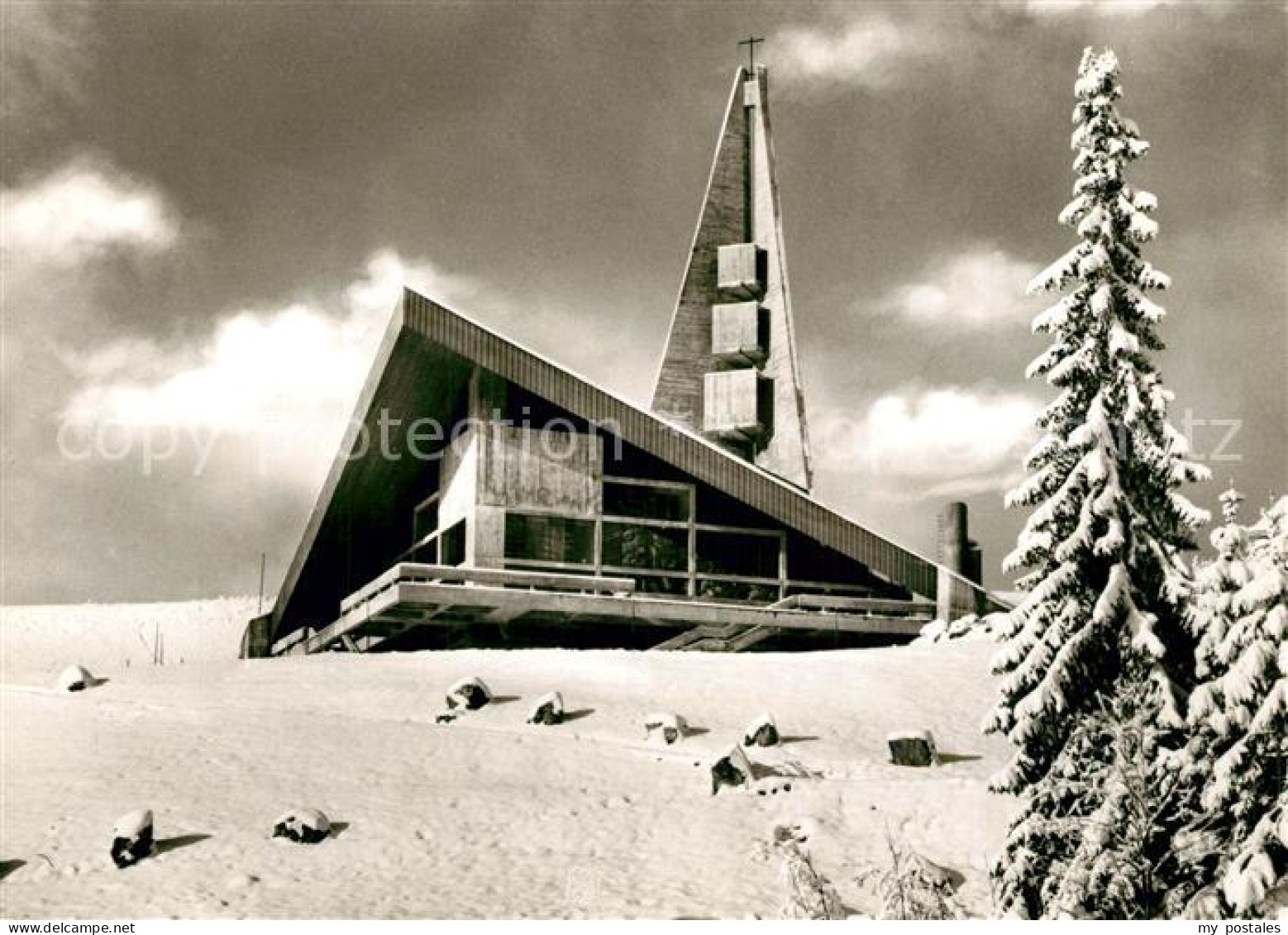 73248141 Feldberg Schwarzwald Kirche Der Verklaerung Christi Architekt Rainer Di - Feldberg