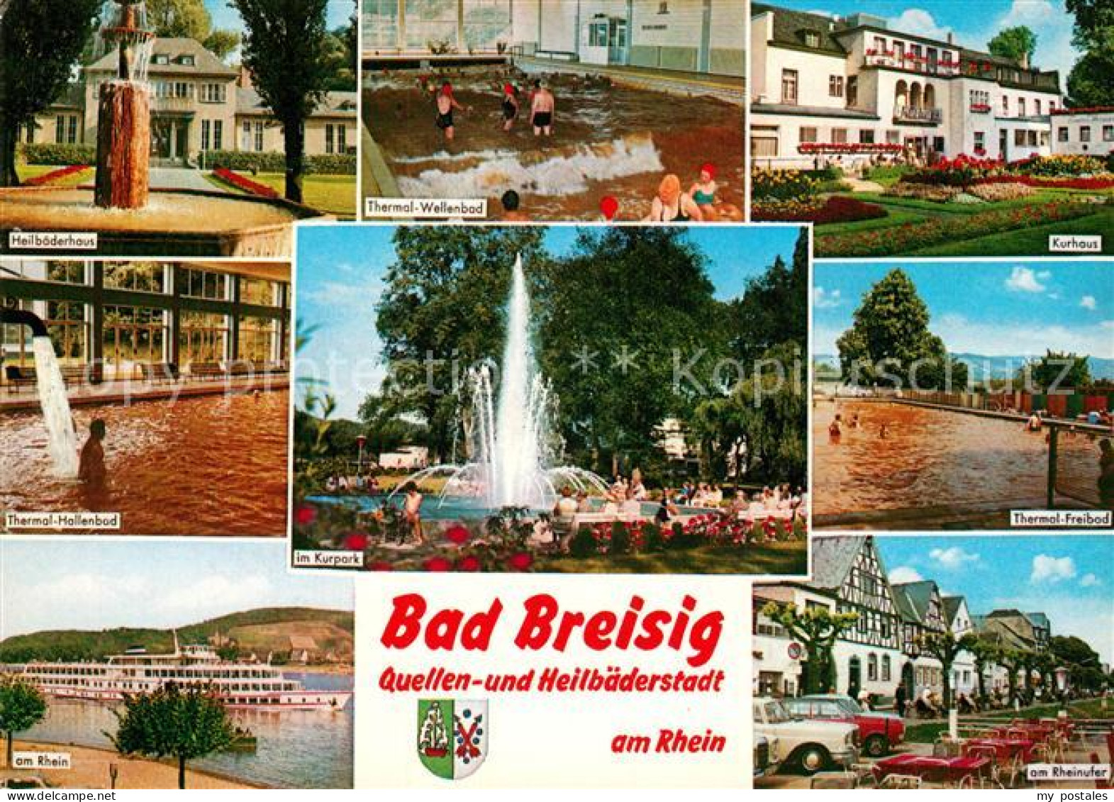 73248136 Bad Breisig Heilbaederhaus Thermalhallenbad Rhein Dampfer Wellenbad Kur - Bad Breisig