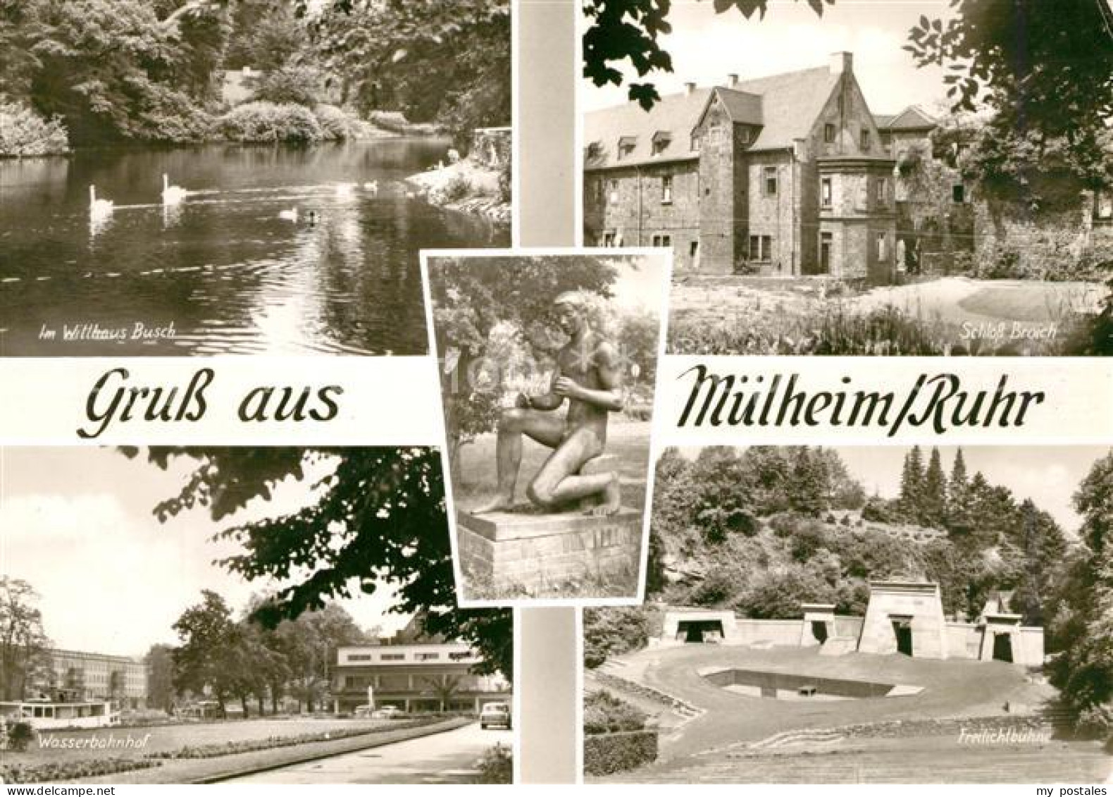 73247700 Muelheim Ruhr Schloss Broich Freilichtbuehe Wasserbahnhof Muelheim Ruhr - Mülheim A. D. Ruhr