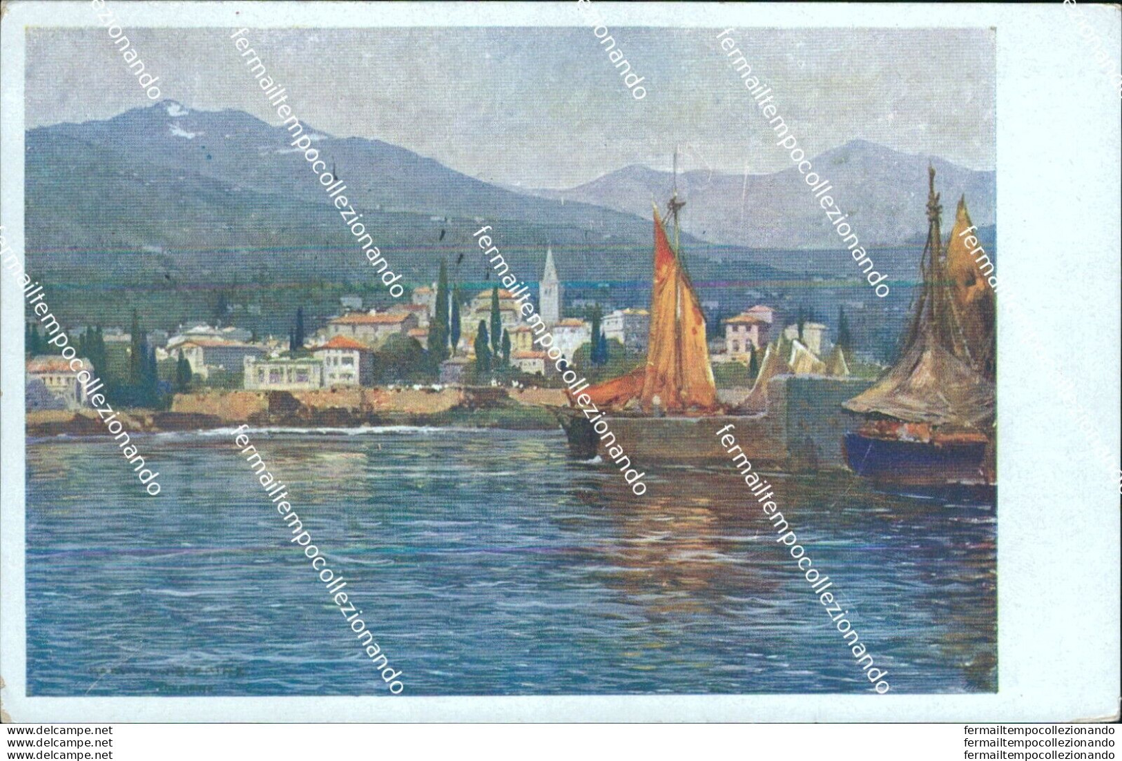 Bd188 Cartolina Laurana Croazia - Other & Unclassified